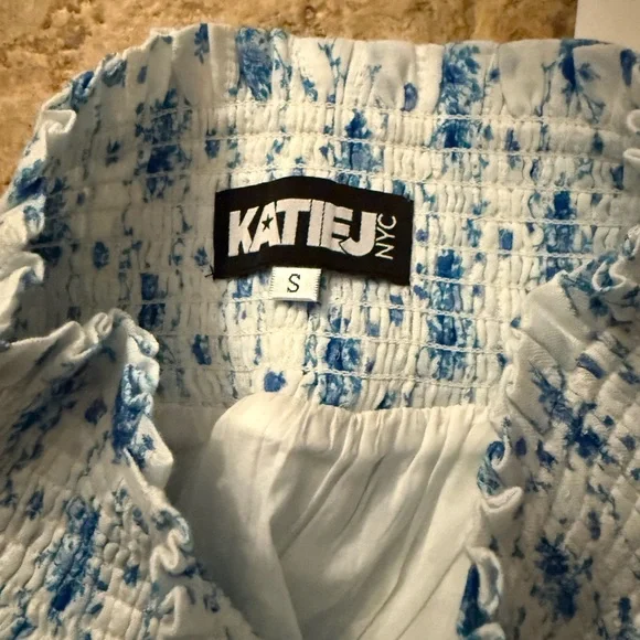 Katie J NYC Santorini Girls Floral Ruffle Skirt Sz Small 7/8 Bloomingdale’s NWT - Picture 5 of 6